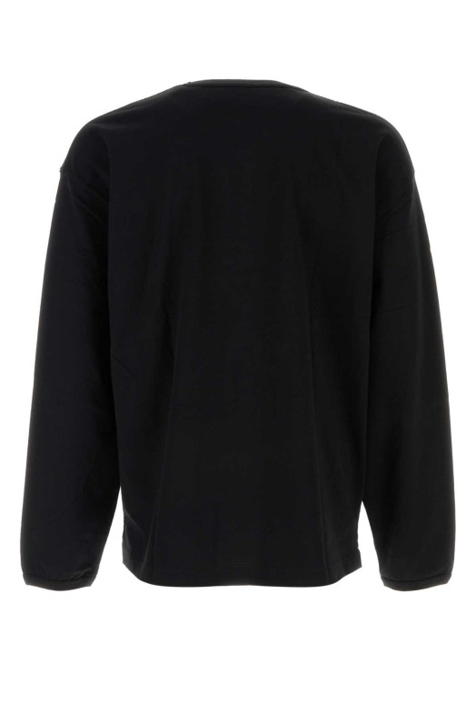 Black cotton oversize t-shirt LEMAIRE (TO1340LJ1022)
