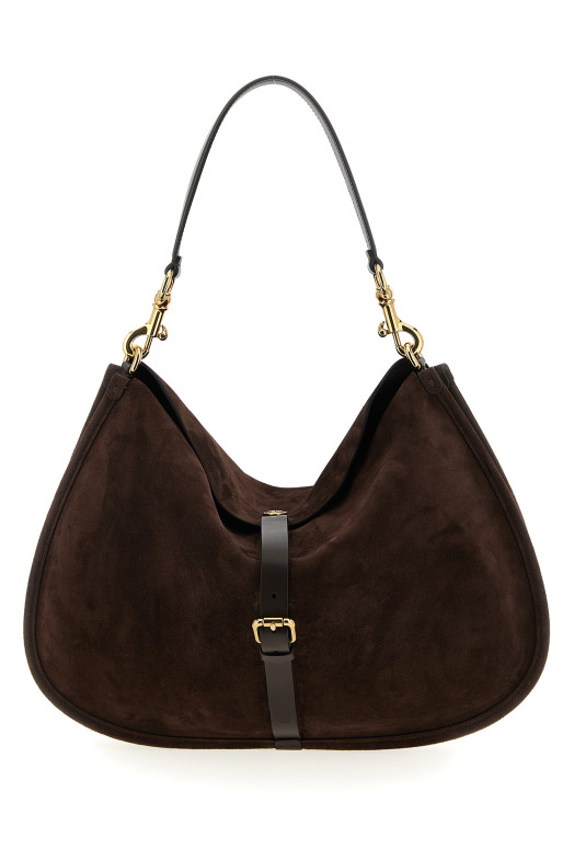 Большая сумка через плечо «Пони» Коричневая WP1C0022AP341M0406