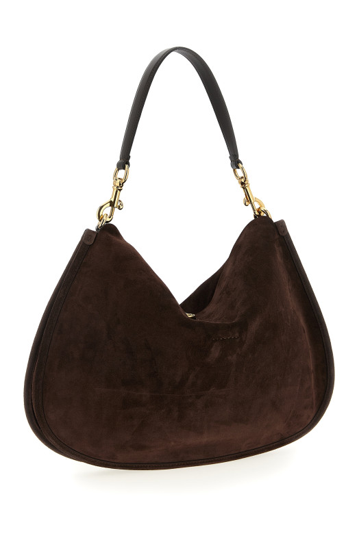 Большая сумка через плечо «Пони» Коричневая WP1C0022AP341M0406