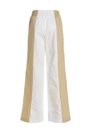 Loose leg two-color pants Multicolor