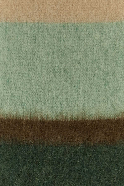 Embroidered mohair blend scarf MIU MIU (5FS0942CVD)