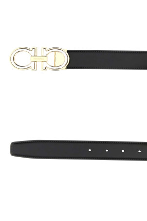 Black leather reversible Gancini belt SALVATORE FERRAGAMO (67A254764187)