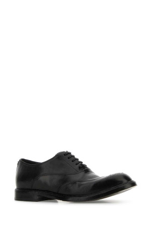 Black leather Marsala lace-up shoes Black DOLCE & GABBANA (A20206A0096)