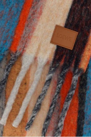 Multicolor alpaca blend scarf LOEWE (FSA5SS3W01)