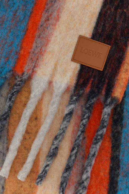 Multicolor alpaca blend scarf LOEWE (FSA5SS3W01)