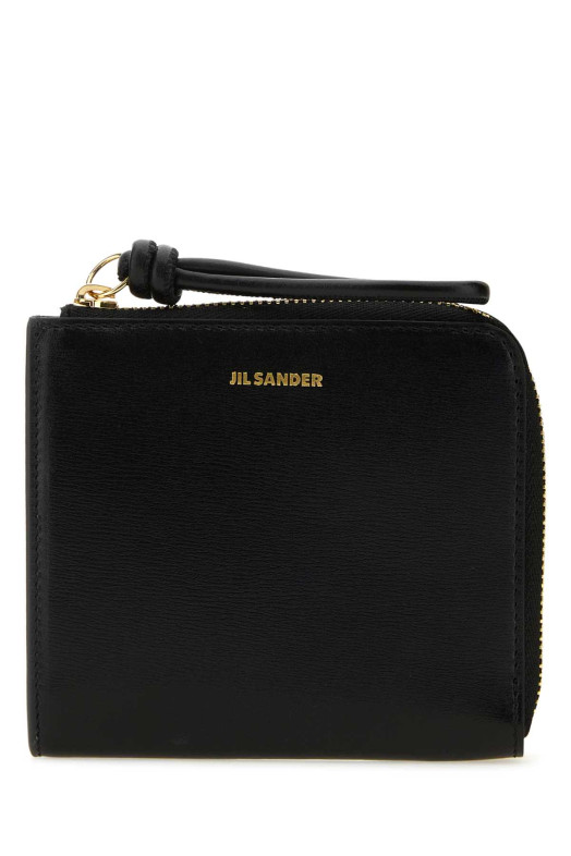 Black leather wallet JIL SANDER (J07VL0004P4841)