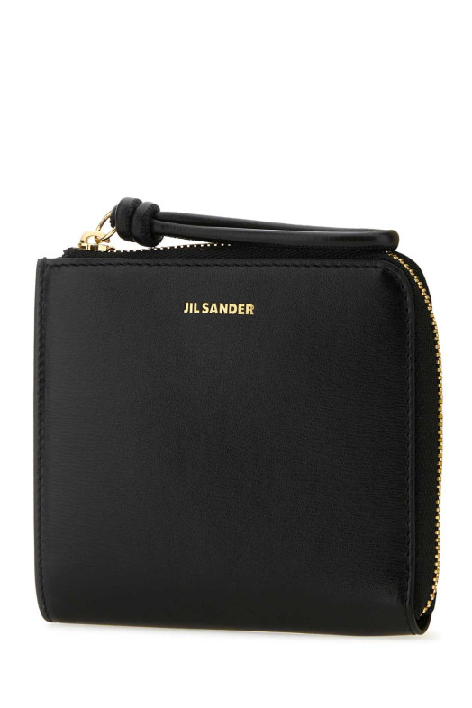 Black leather wallet JIL SANDER (J07VL0004P4841)