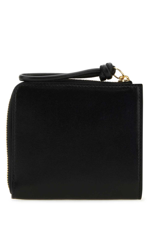 Black leather wallet JIL SANDER (J07VL0004P4841)
