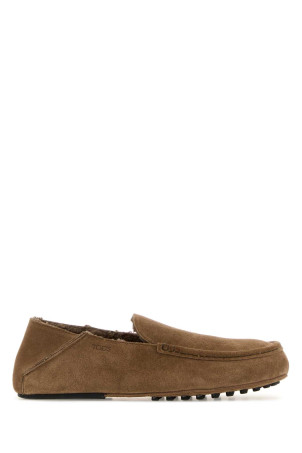 Mud suede loafers TOD'S (XXM58L0IX61RE0)