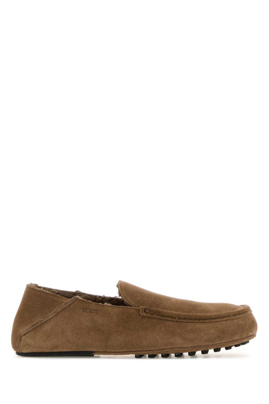 Mud suede loafers TOD'S (XXM58L0IX61RE0)