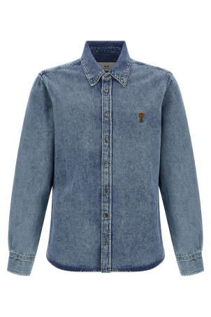 'Ami de Coeur' denim shirt Blue