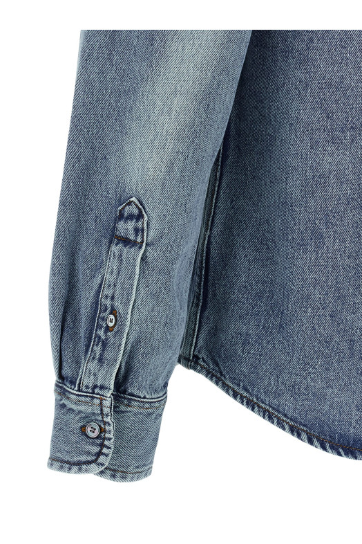 'Ami de Coeur' denim shirt Blue