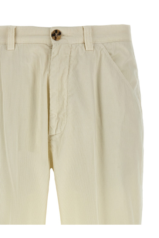 Corduroy trousers Beige