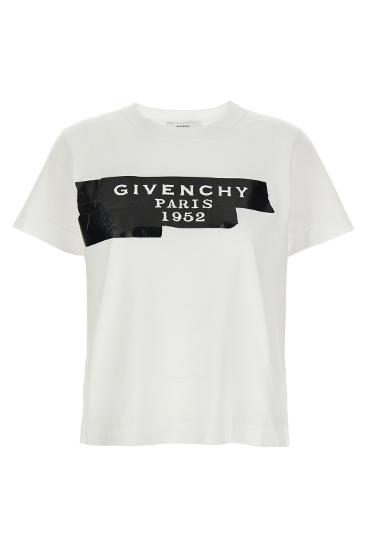 'GIVENCHY Tape' T-shirt Black-grey
