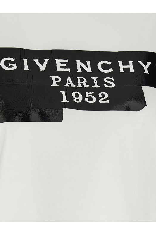 'GIVENCHY Tape' T-shirt Black-grey