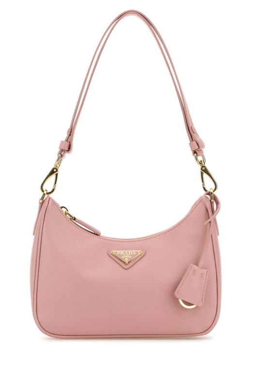 Pink leather mini Prada Re-Edition shoulder bag PRADA (1BC204VQOMNZV)