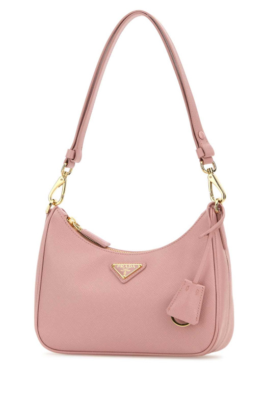Pink leather mini Prada Re-Edition shoulder bag PRADA (1BC204VQOMNZV)