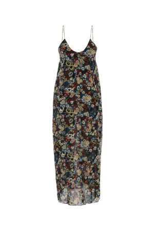 Printed silk Taja dress KHAITE (55953372W3372)