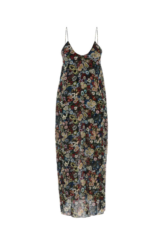 Printed silk Taja dress KHAITE (55953372W3372)