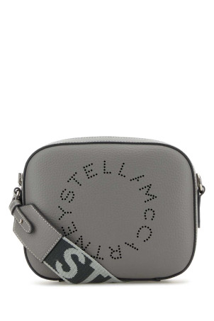 Grey alter mat small Stella Logo crossbody bag STELLA McCARTNEY (700266WP0057)