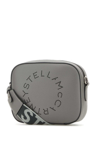 Grey alter mat small Stella Logo crossbody bag STELLA McCARTNEY (700266WP0057)