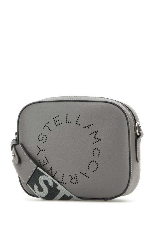 Grey alter mat small Stella Logo crossbody bag STELLA McCARTNEY (700266WP0057)