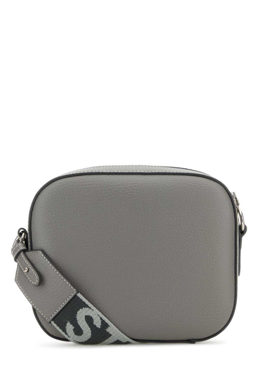 Grey alter mat small Stella Logo crossbody bag STELLA McCARTNEY (700266WP0057)