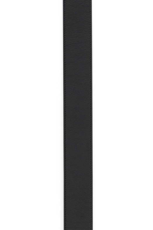 Черный кожаный ремень VLogo Черный VALENTINO GARAVANI (7Y2T0SQ7UPC)