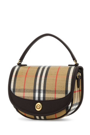 Вышитая холщовая сумка Highlands BURBERRY (8112160)