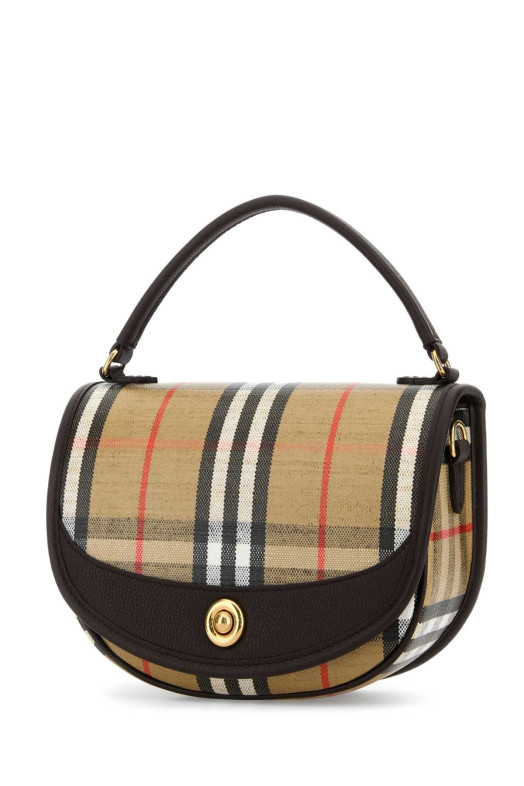 Вышитая холщовая сумка Highlands BURBERRY (8112160)