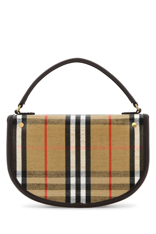 Вышитая холщовая сумка Highlands BURBERRY (8112160)