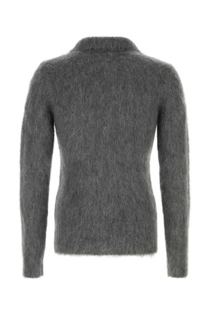 Grey mohair blend cardigan GUCCI (849729XKE70)