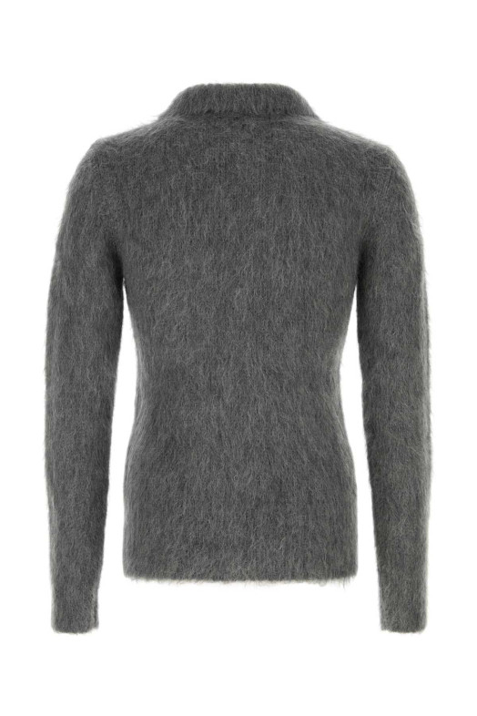 Grey mohair blend cardigan GUCCI (849729XKE70)