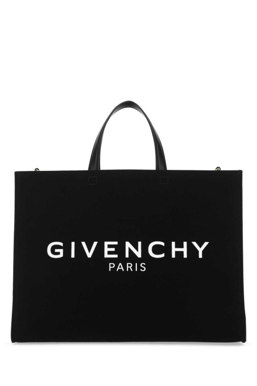 Черная холщовая сумка среднего размера G GIVENCHY (BB50N2B1F1)