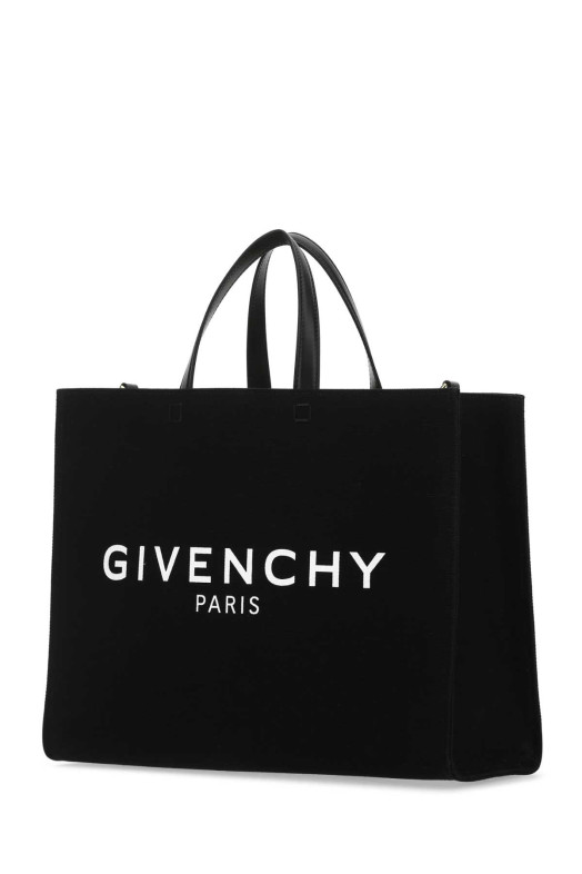 Черная холщовая сумка среднего размера G GIVENCHY (BB50N2B1F1)