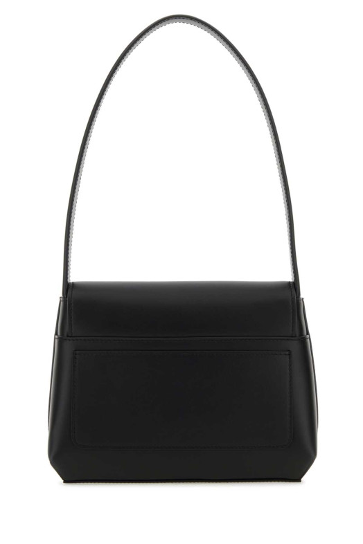 Black leather DG Logo shoulder bag Black DOLCE & GABBANA (BB7516AW576)
