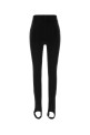 Black stretch viscose blend leggings BALMAIN (FF0OC013JL05)