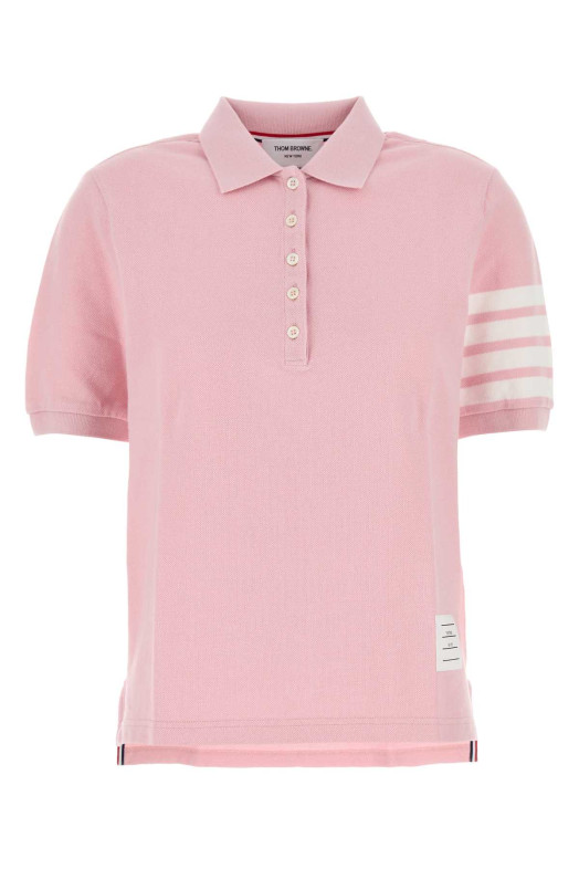 Pink piquet polo shirt THOM BROWNE (FJP052G07976)
