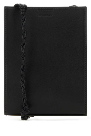 Black leather small Tangle crossbody bag JIL SANDER (J25WG0003P5995)