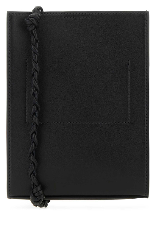 Black leather small Tangle crossbody bag JIL SANDER (J25WG0003P5995)