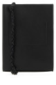Black leather small Tangle crossbody bag JIL SANDER (J25WG0003P5995)