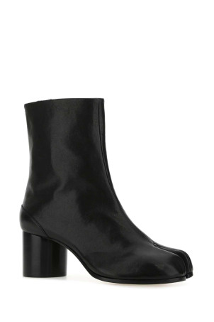 Black leather Tabi ankle boots MAISON MARGIELA (S58WU0246P3753)