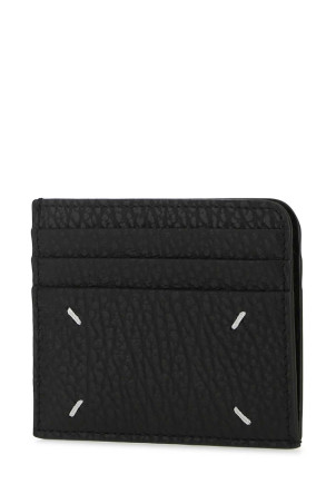 Black lather card holder MAISON MARGIELA (SA3VX0007P4455)