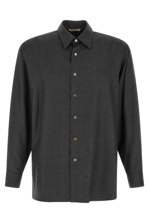 Ультратонка оксамитова вовняна сорочка Сіра A25AS01OSTOPCHARCOAL