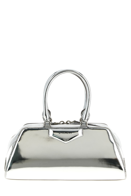 'Antigona East-West' small handbag Silver