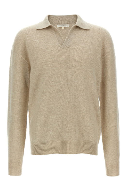 'Leach' polo shirt Beige