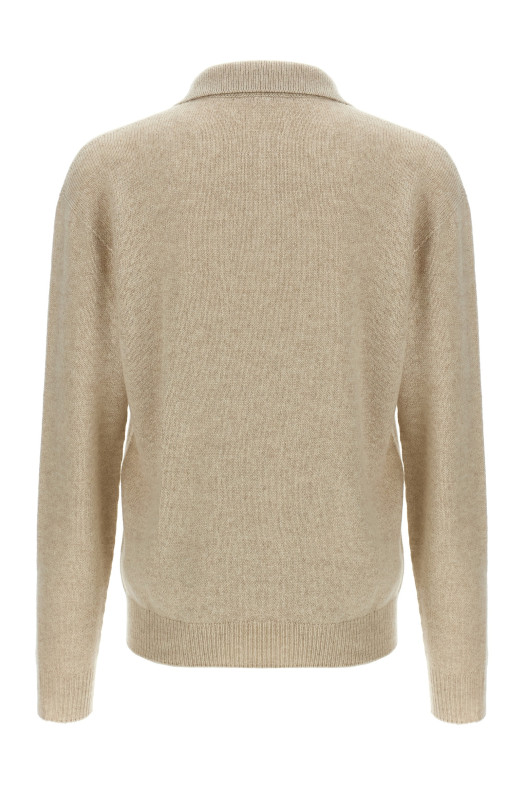 'Leach' polo shirt Beige