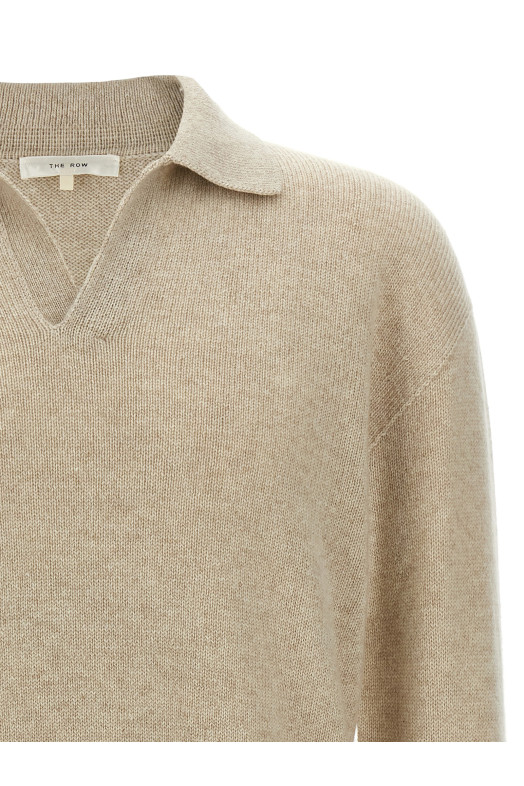 'Leach' polo shirt Beige