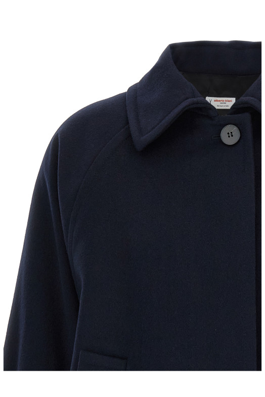 Пальто-кабана Синее ALBERTO BIANI PP888W0003981