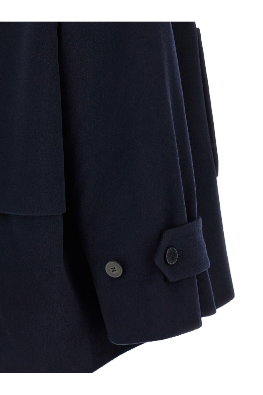 Пальто-кабана Синее ALBERTO BIANI PP888W0003981